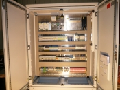 control cabinet of the lighting system