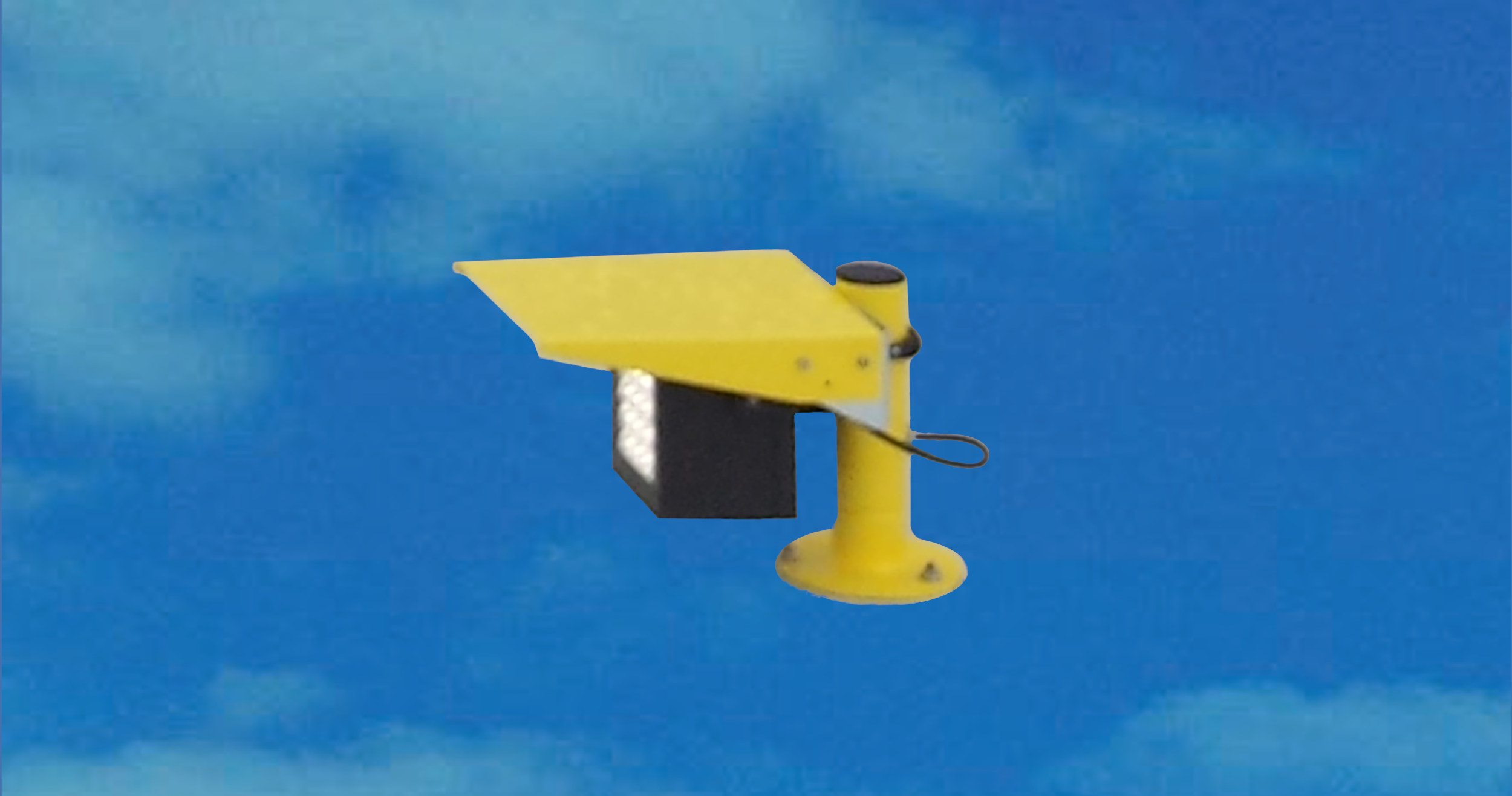 TLOF-Beleuchtung mit Flutlichtstrahler OP425-FS40LED